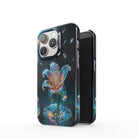 Eternal Prism | Crystal Flower Lily Case for iPhone 14 Pro