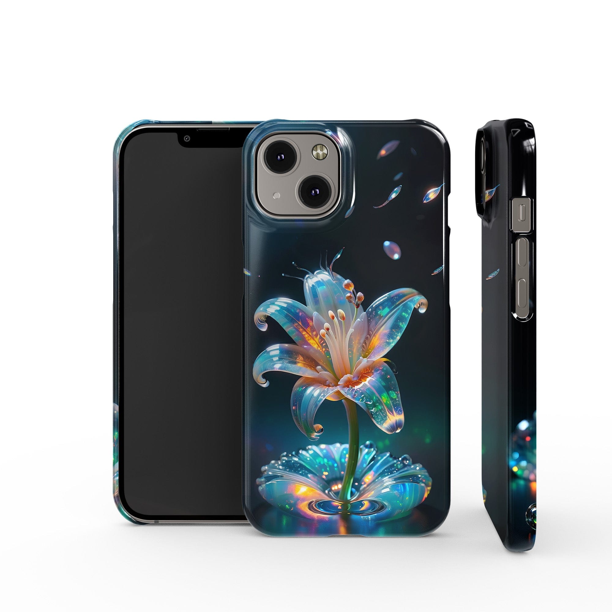 Eternal Prism | Crystal Flower Lily Case for iPhone 14