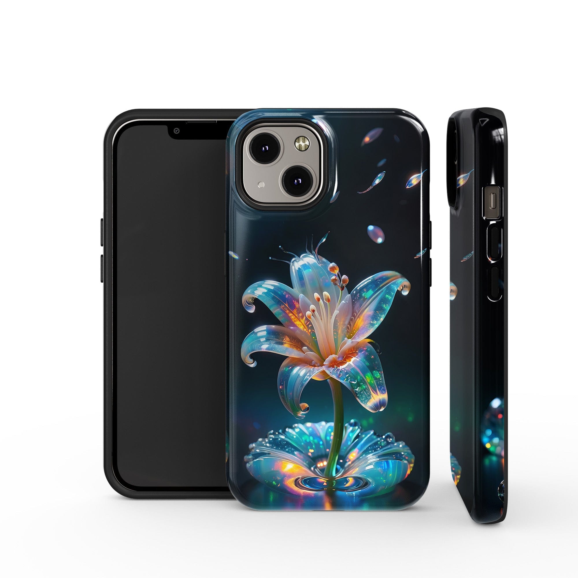 Eternal Prism | Crystal Flower Lily Case for iPhone 14