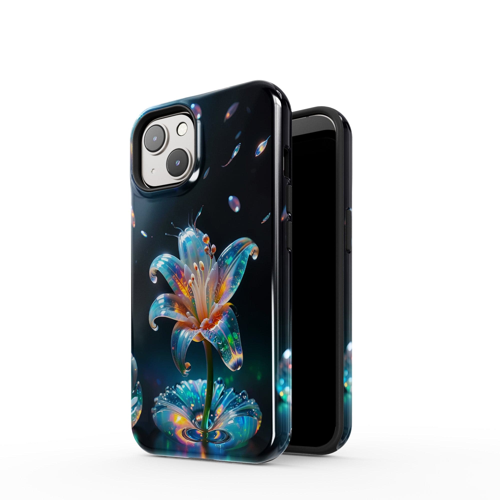 Eternal Prism | Crystal Flower Lily Case for iPhone 14