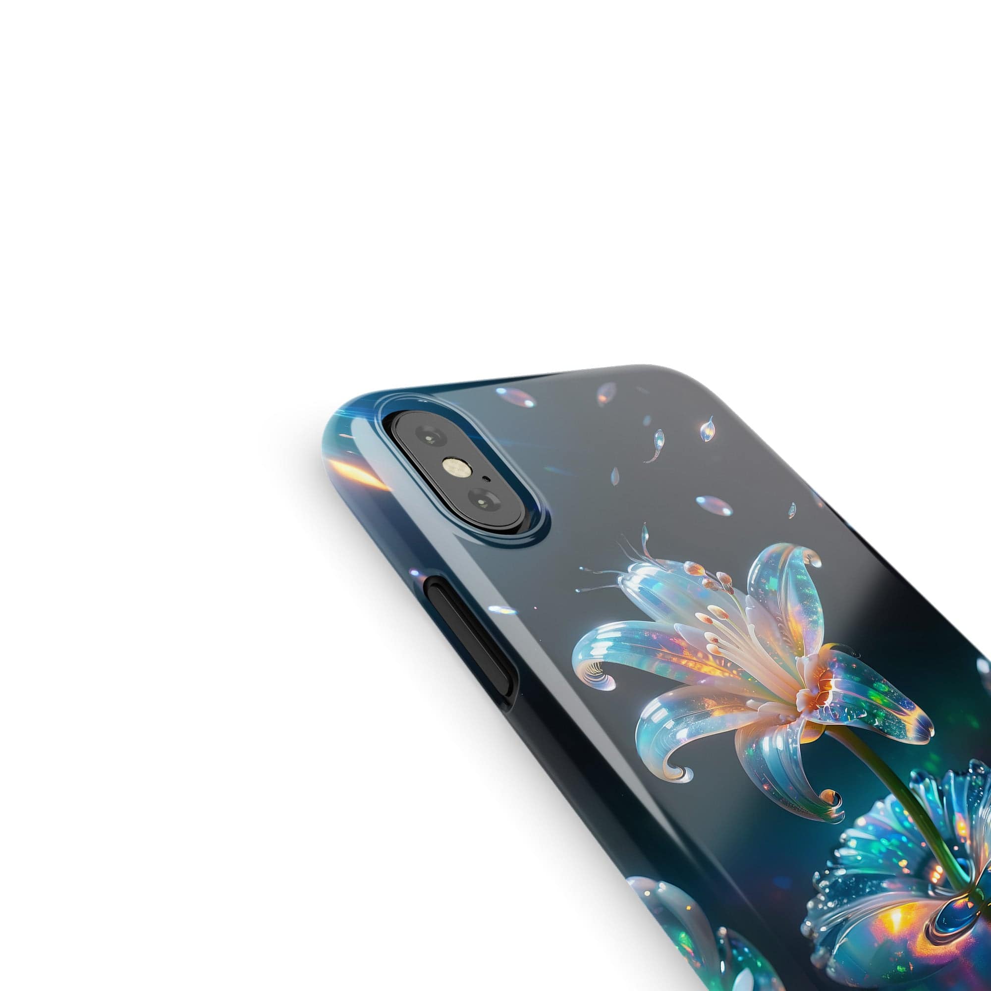 Eternal Prism | Crystal Flower Lily Case for iPhone X