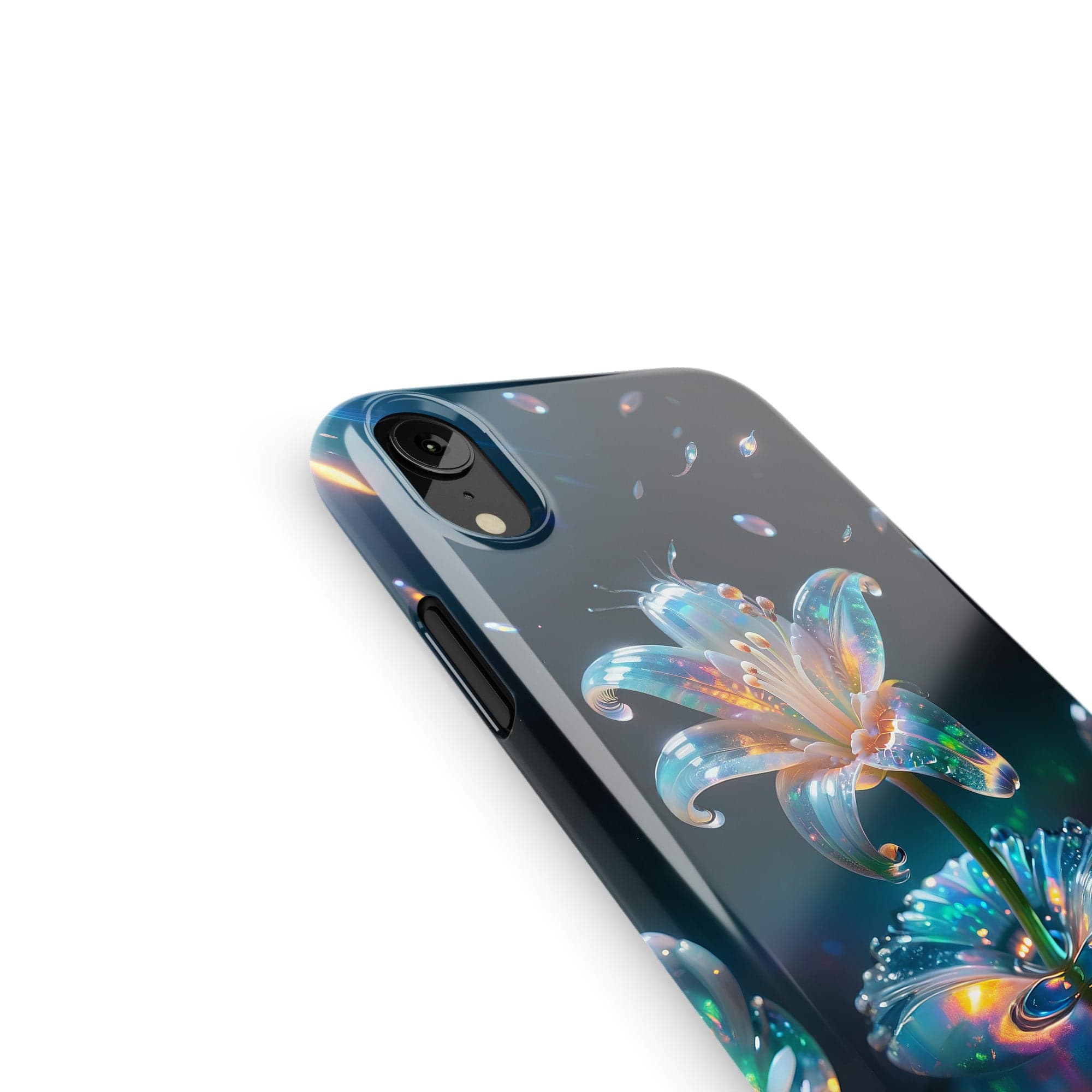 Eternal Prism | Crystal Flower Lily Case for iPhone XR