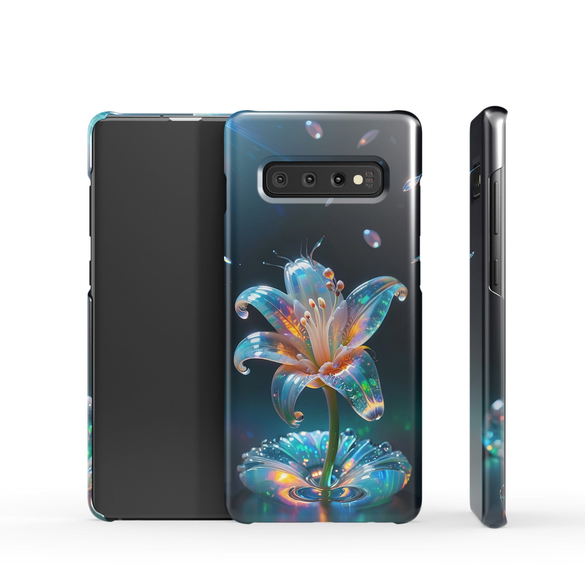 Eternal Prism | Crystal Flower Lily Samsung Case for Galaxy S10 Plus