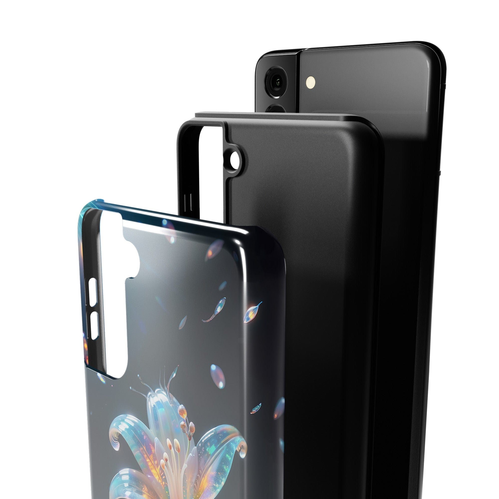 Eternal Prism | Crystal Flower Lily Samsung Case for Galaxy S21 Plus