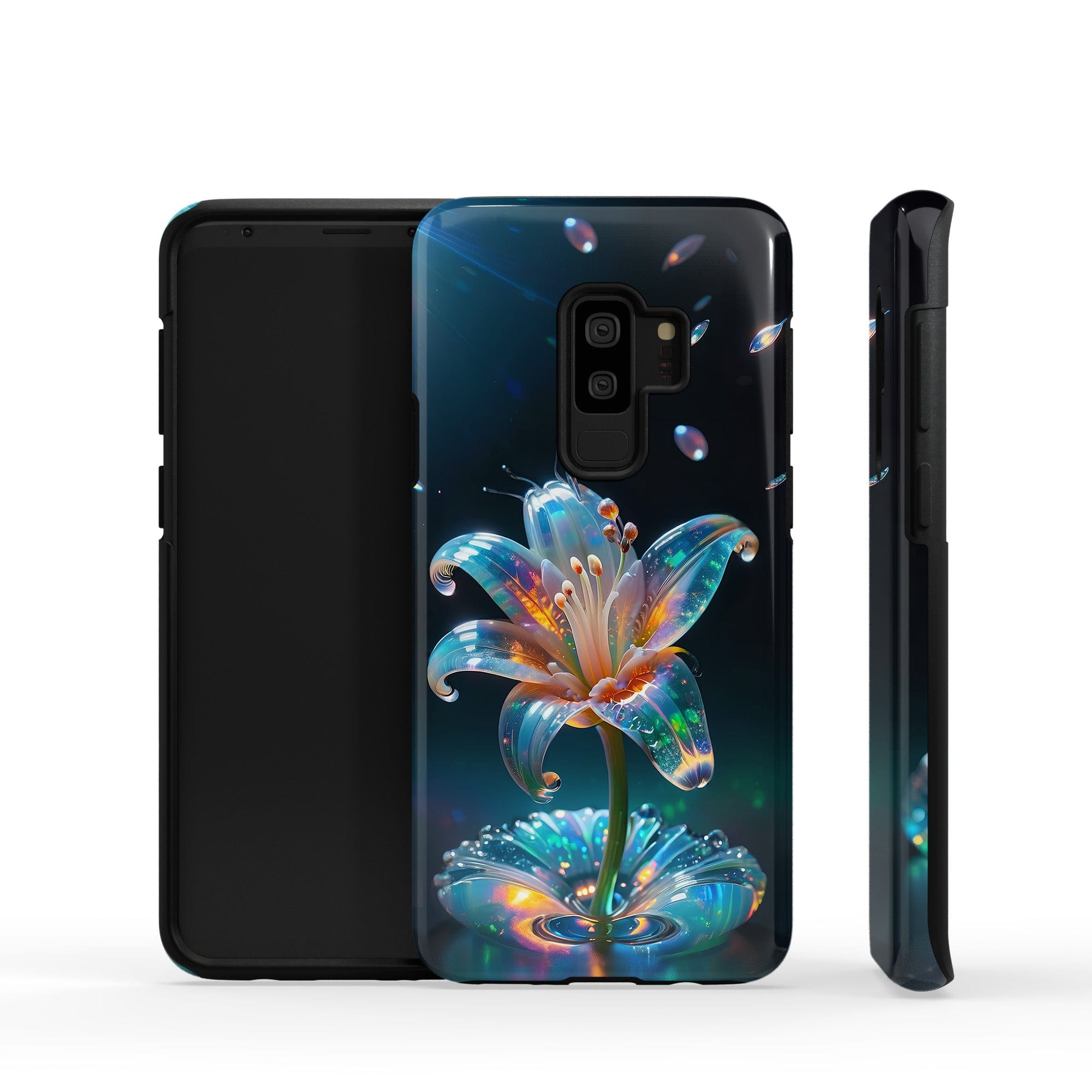 Eternal Prism | Crystal Flower Lily Samsung Case for Galaxy S9 Plus