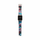 Exquisite Eruption | Crystal Flower Carnation Apple Watch Band in Gold