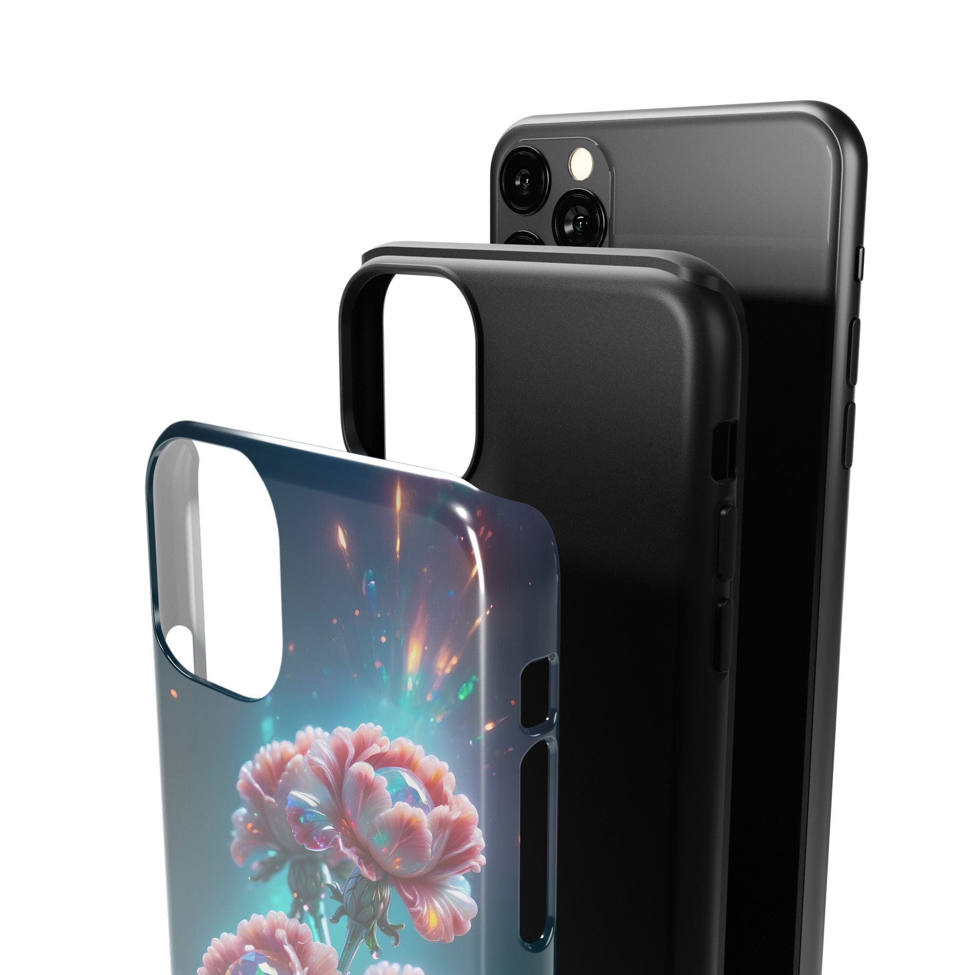 Exquisite Eruption | Crystal Flower Carnation Case for iPhone 11 Pro Max