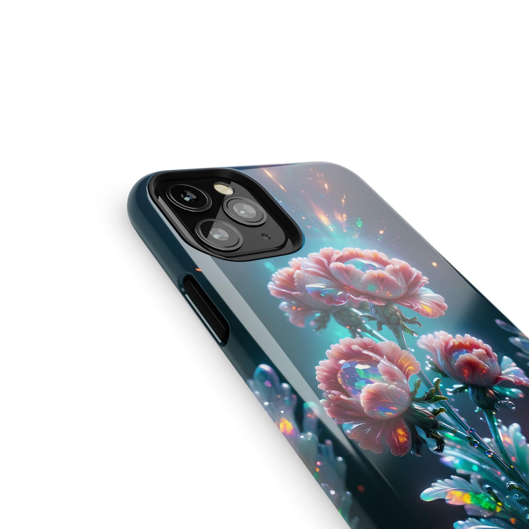 Exquisite Eruption | Crystal Flower Carnation Case for iPhone 11 Pro Max