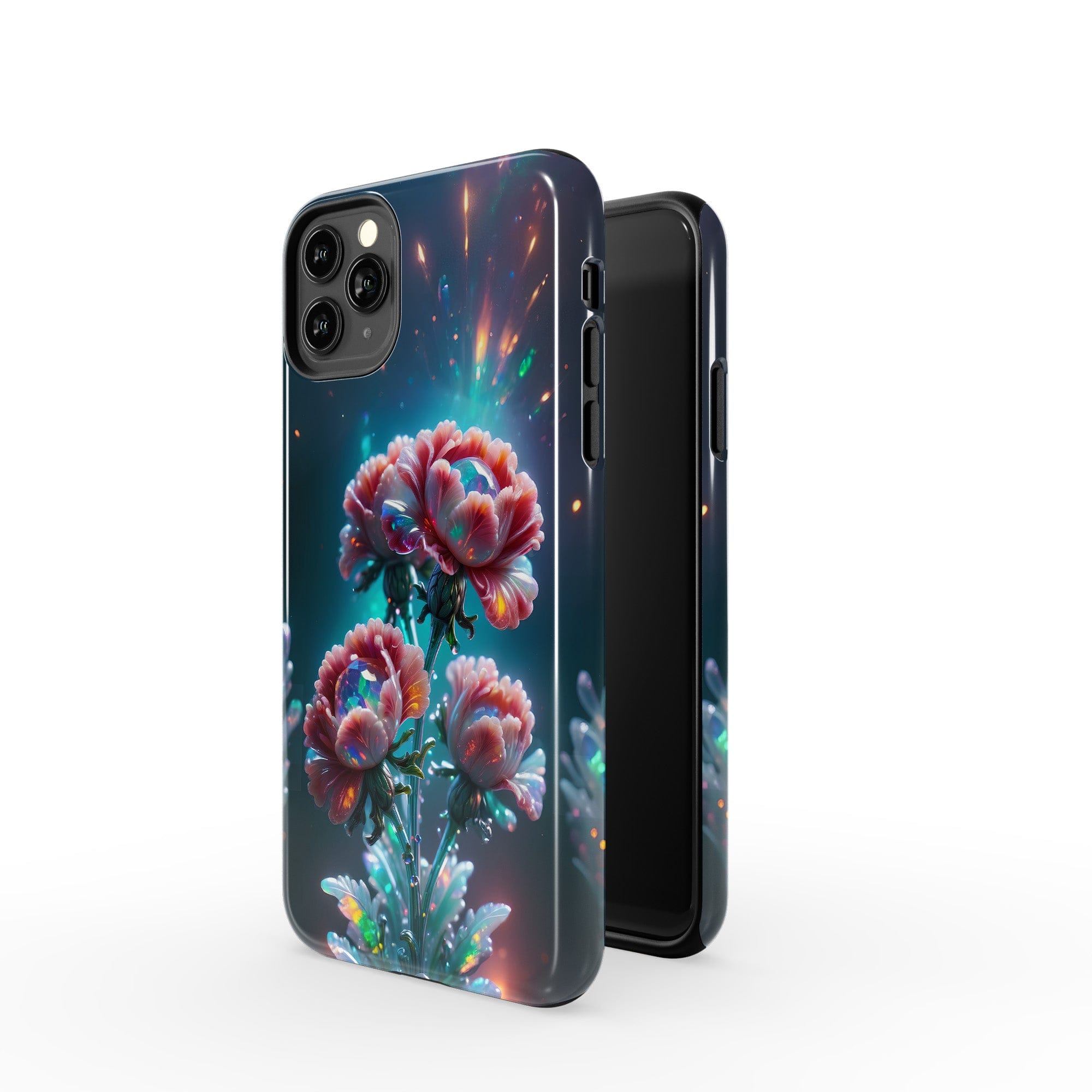 Exquisite Eruption | Crystal Flower Carnation Case for iPhone 11 Pro Max