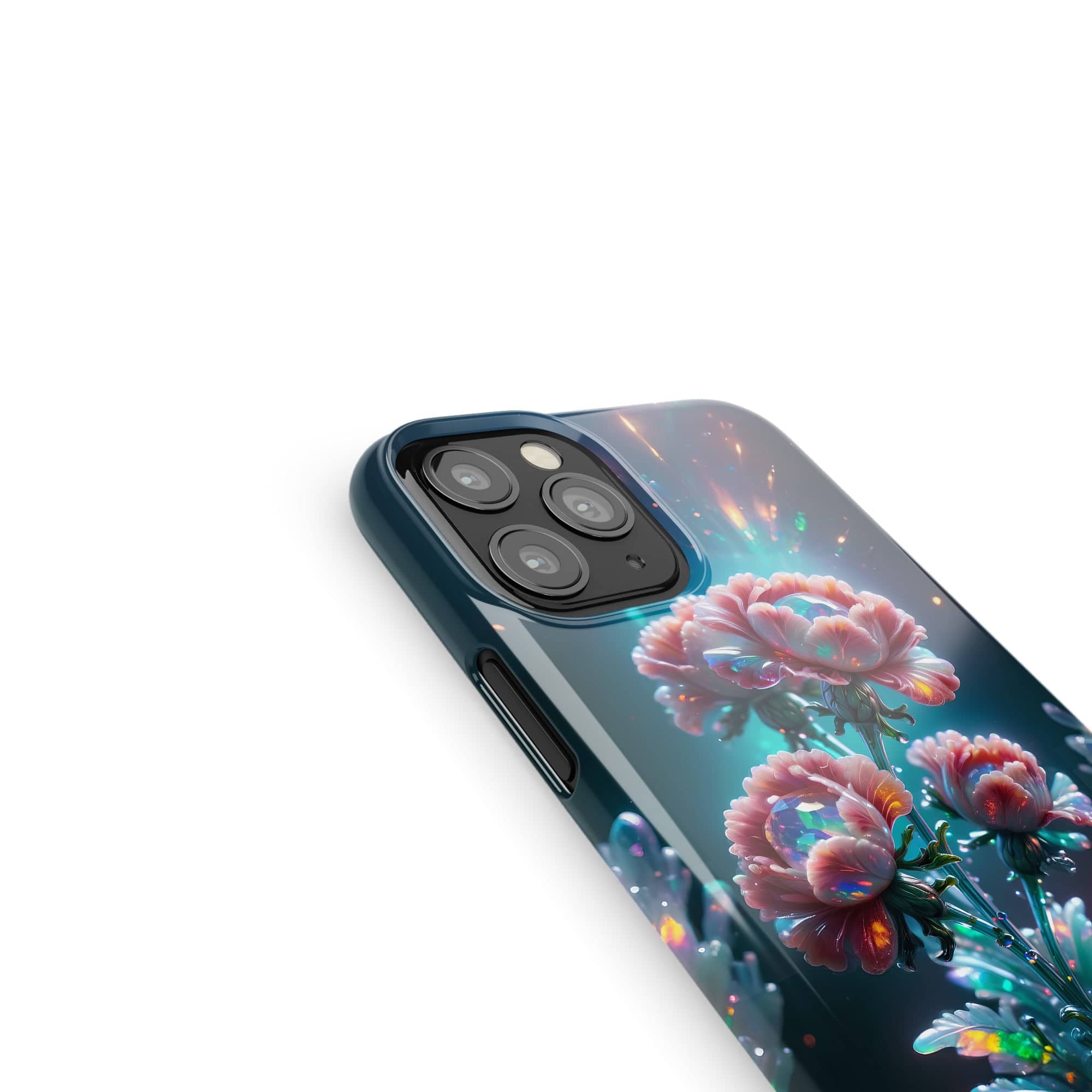 Exquisite Eruption | Crystal Flower Carnation Case for iPhone 11 Pro