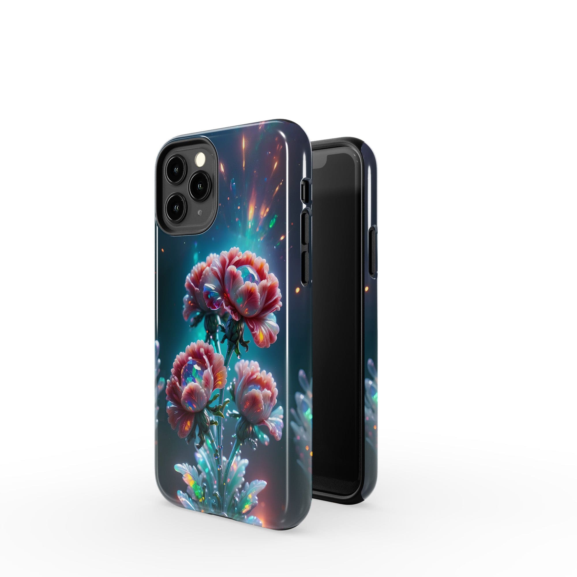 Exquisite Eruption | Crystal Flower Carnation Case for iPhone 11 Pro