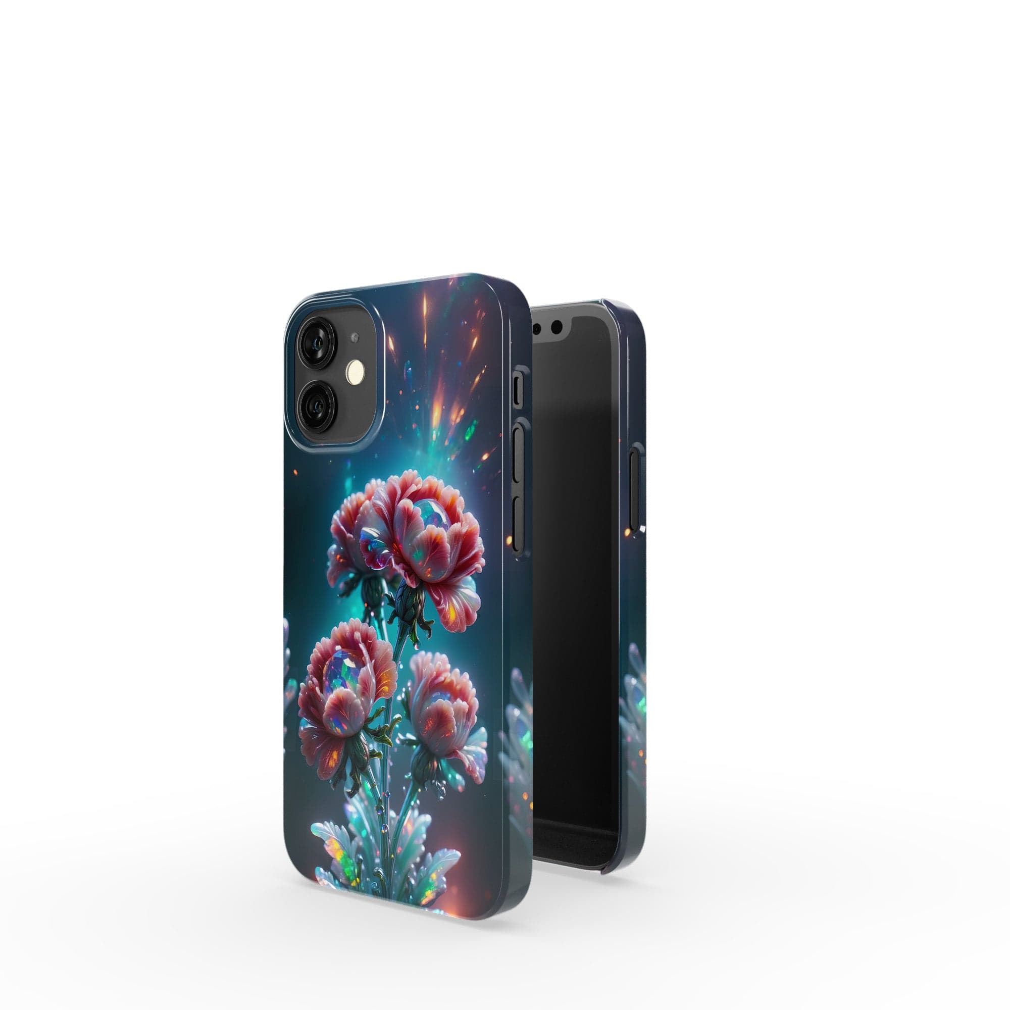 Exquisite Eruption | Crystal Flower Carnation Case for iPhone 12 Mini