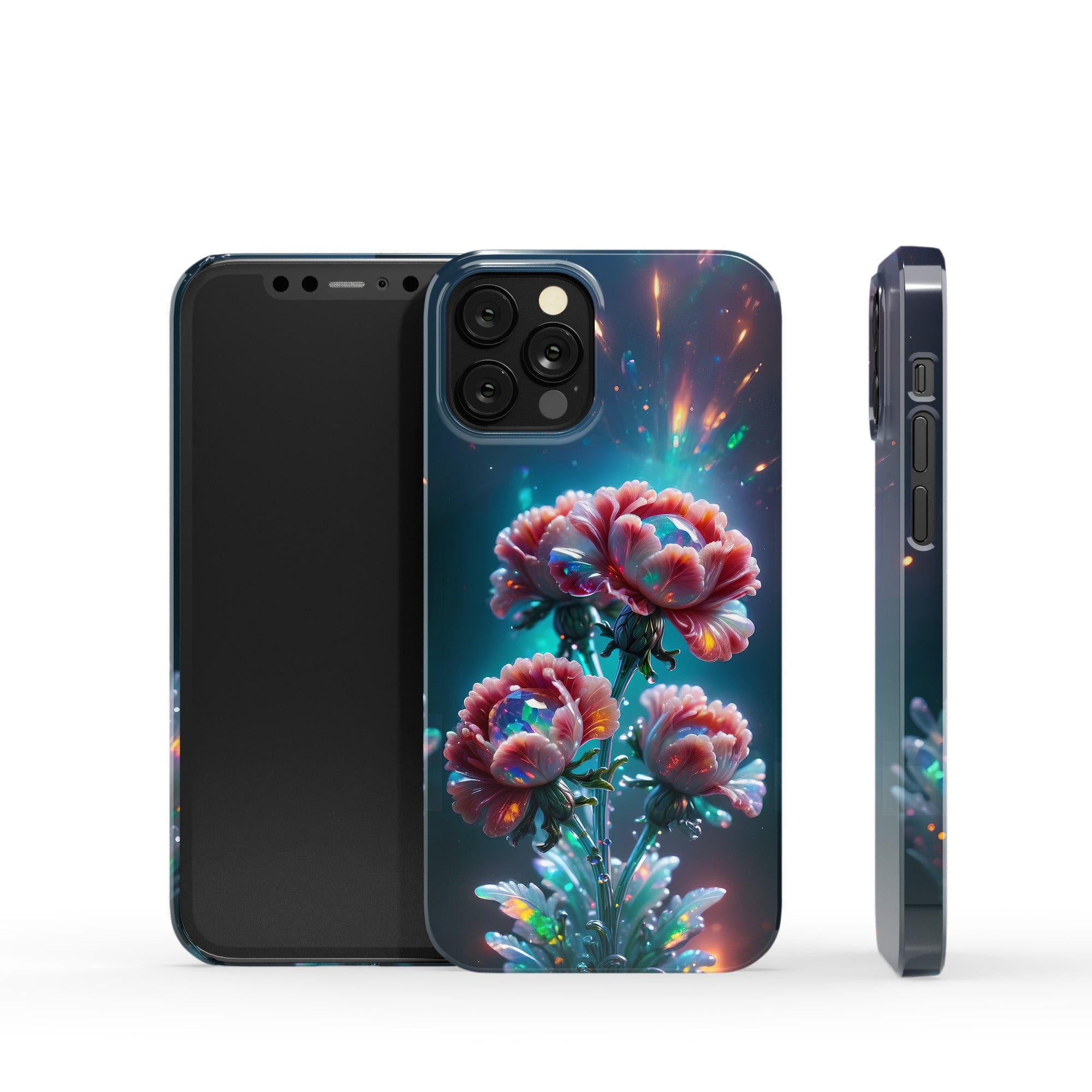 Exquisite Eruption | Crystal Flower Carnation Case for iPhone 12 Pro