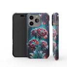 Exquisite Eruption | Crystal Flower Carnation Case for iPhone 14 Pro