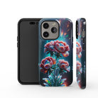 Exquisite Eruption | Crystal Flower Carnation Case for iPhone 14 Pro