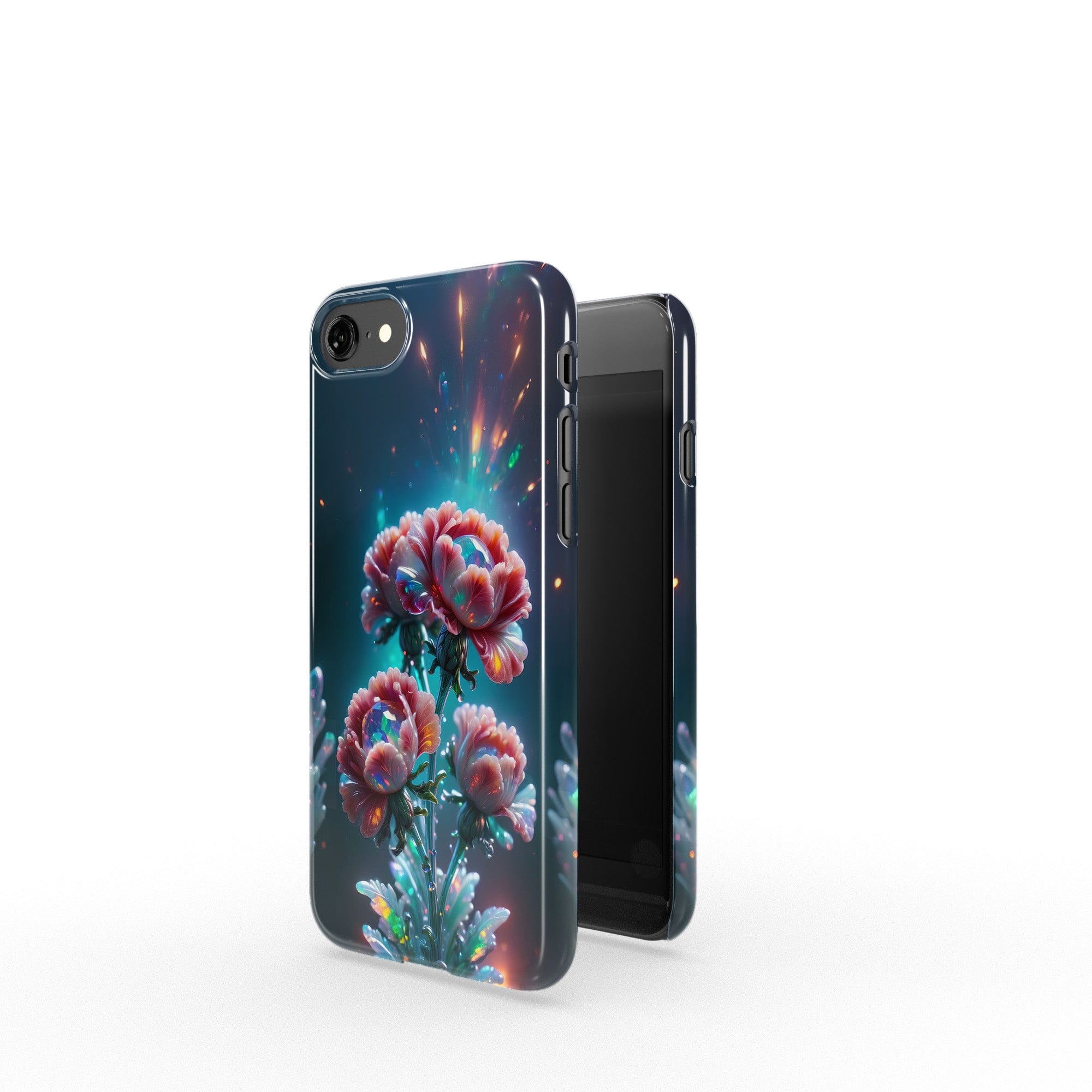 Exquisite Eruption | Crystal Flower Carnation Case for iPhone SE