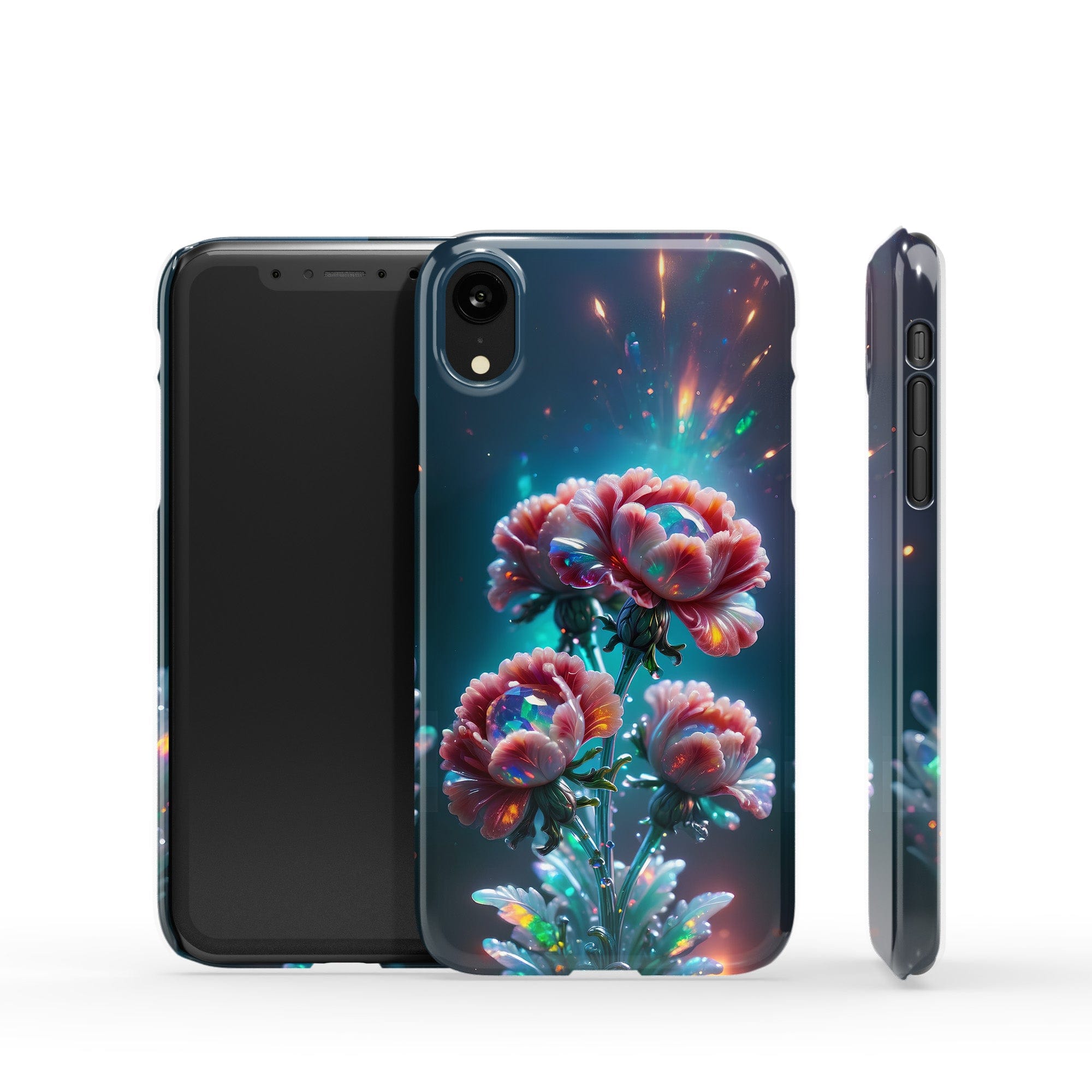 Exquisite Eruption | Crystal Flower Carnation Case for iPhone XR