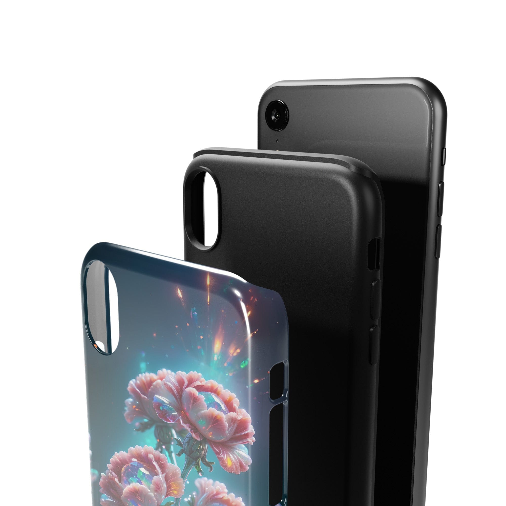 Exquisite Eruption | Crystal Flower Carnation Case for iPhone XR