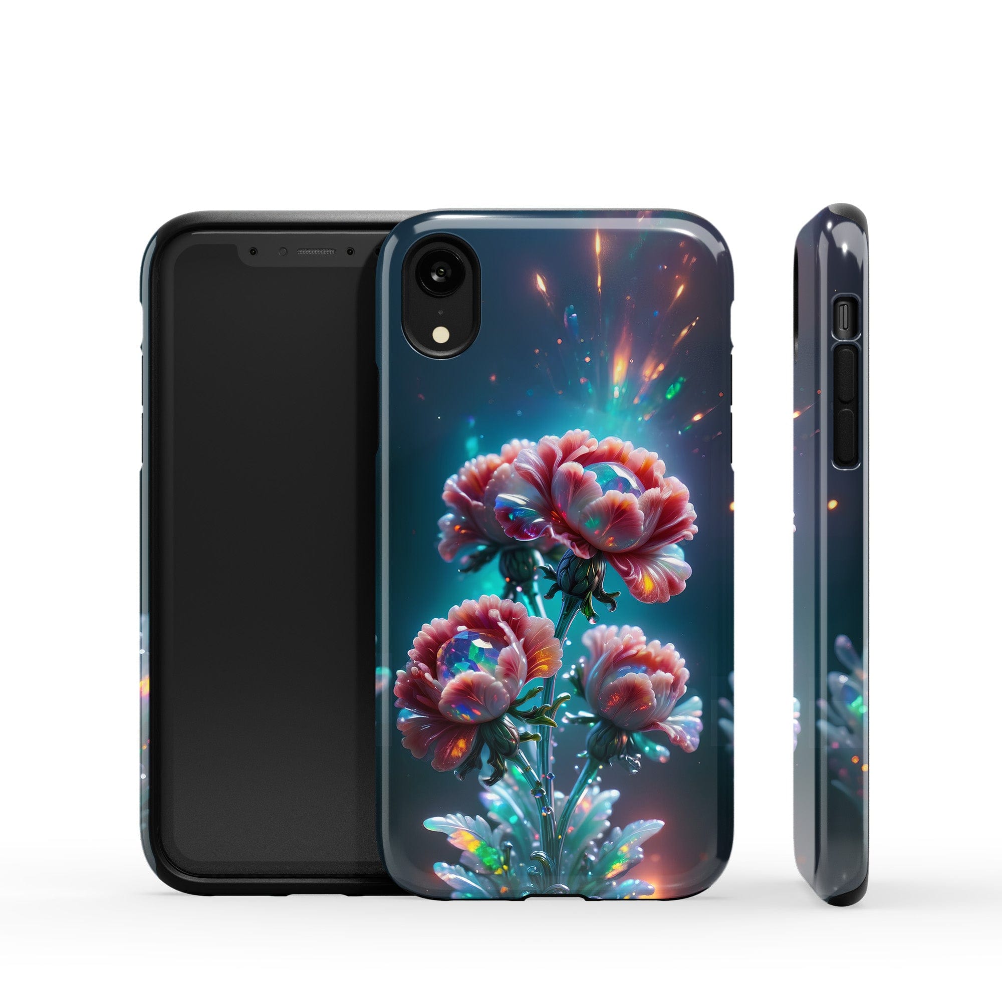 Exquisite Eruption | Crystal Flower Carnation Case for iPhone XR