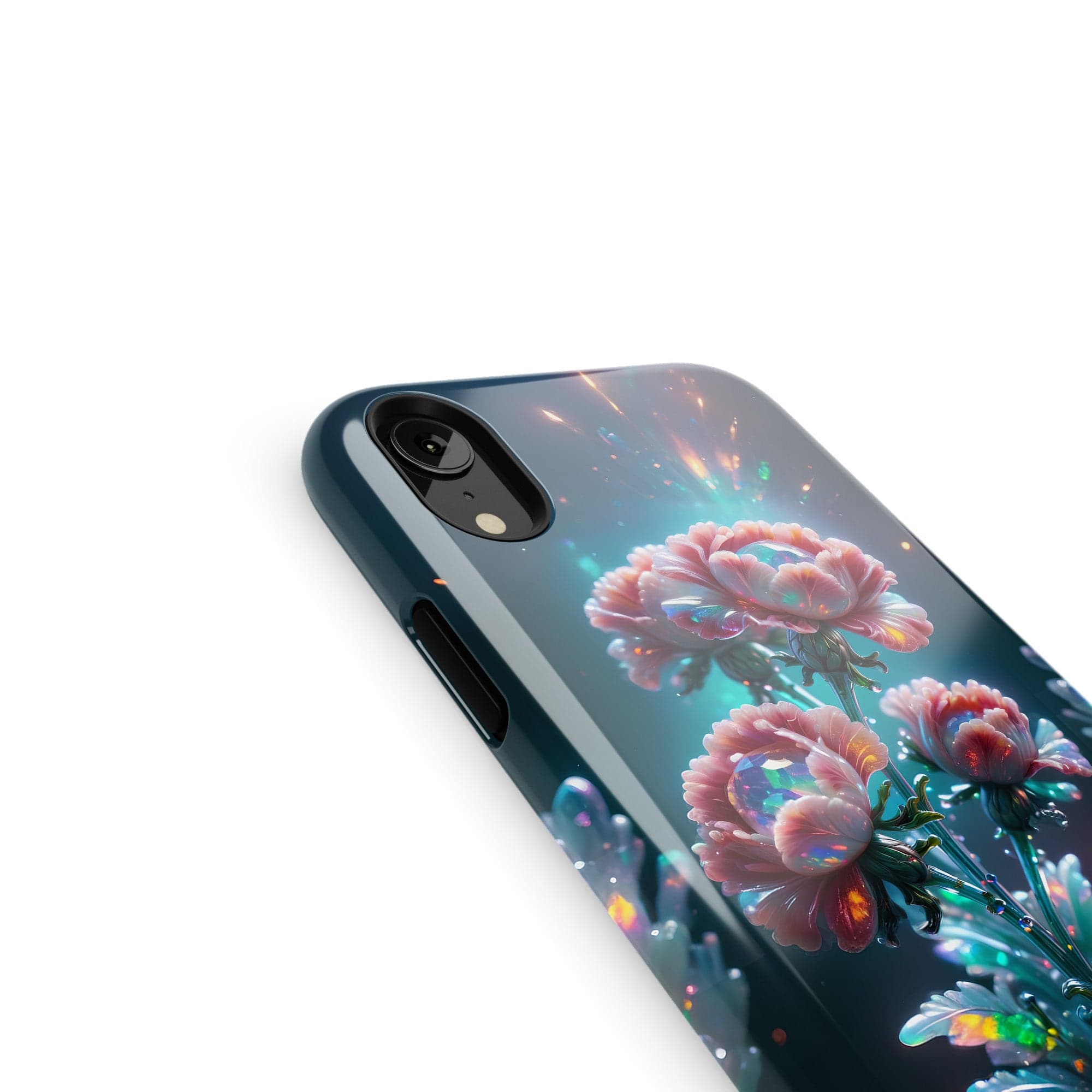 Exquisite Eruption | Crystal Flower Carnation Case for iPhone XR