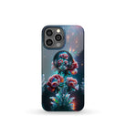 Exquisite Eruption | Crystal Flower Carnation Foldable Phone Grip in Black