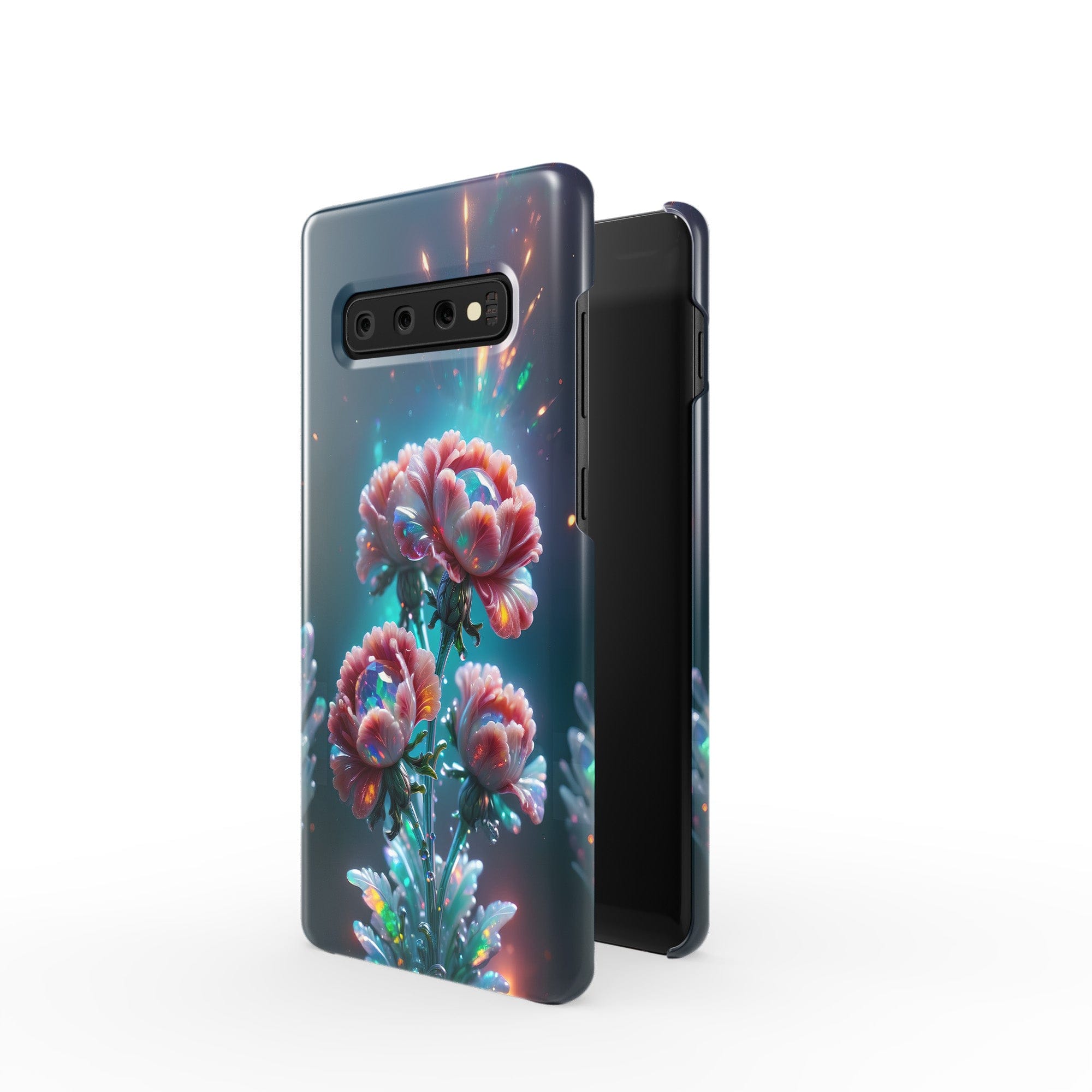 Exquisite Eruption | Crystal Flower Carnation Samsung Case for Galaxy S10 Plus