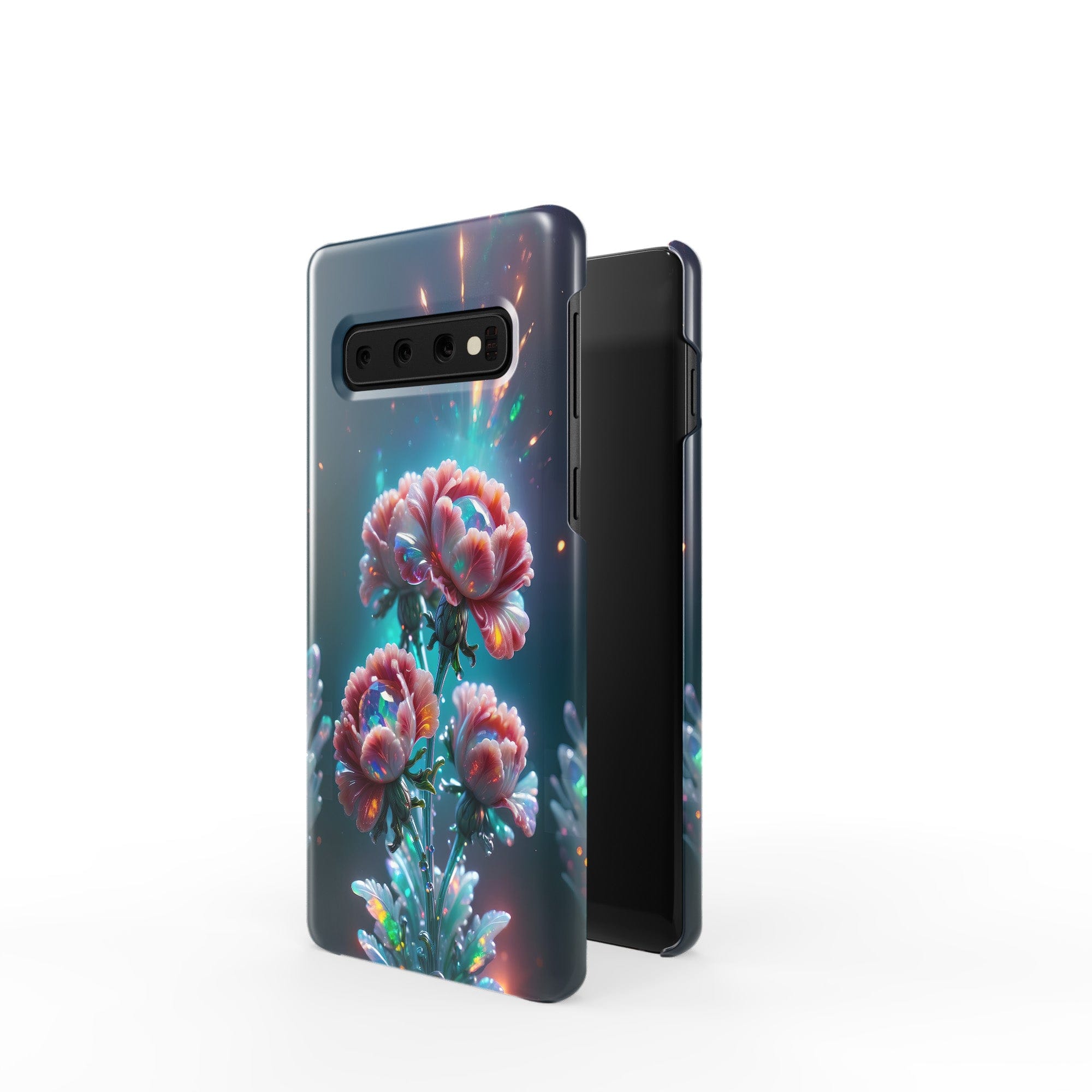 Exquisite Eruption | Crystal Flower Carnation Samsung Case for Galaxy S10