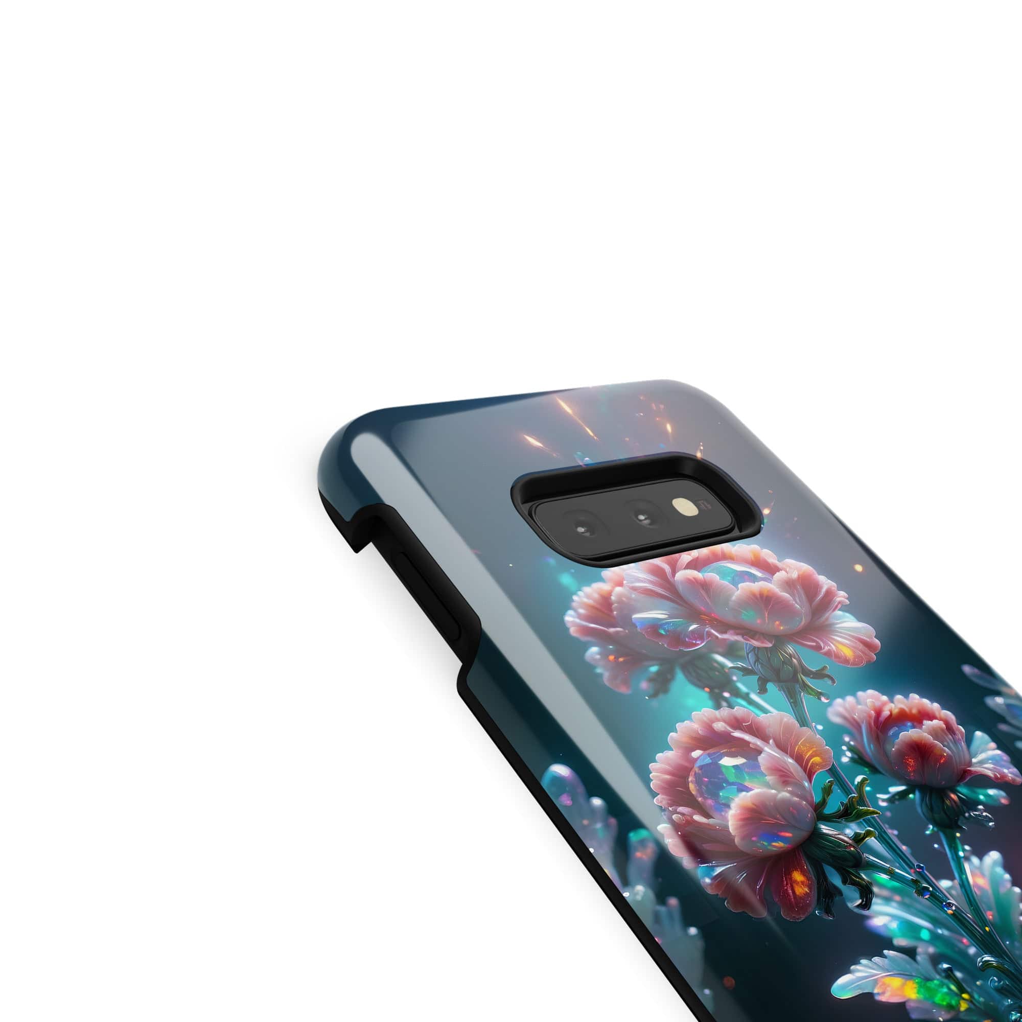 Exquisite Eruption | Crystal Flower Carnation Samsung Case for Galaxy S10e