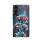 Exquisite Eruption | Crystal Flower Carnation Samsung Case for Galaxy S24 Plus