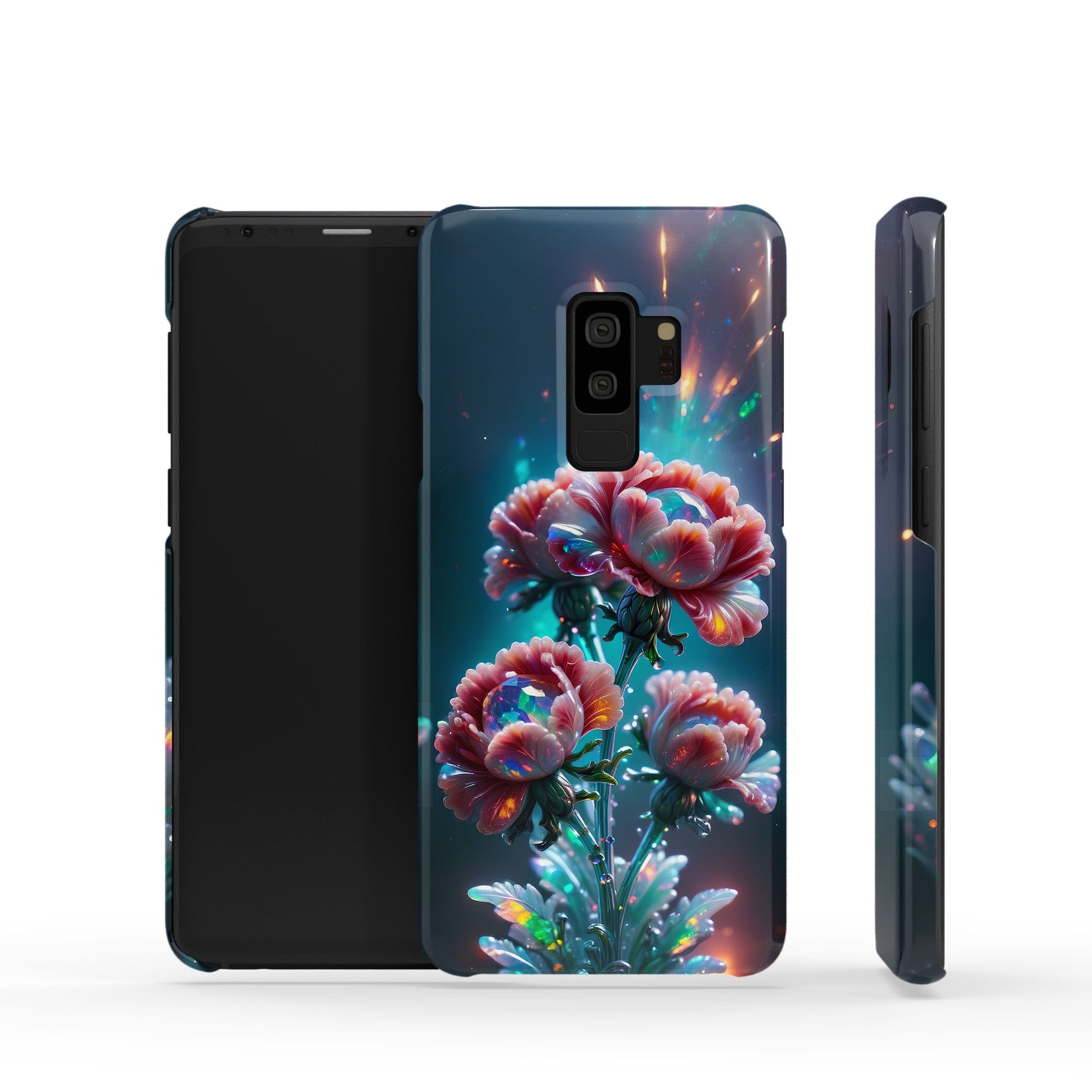 Exquisite Eruption | Crystal Flower Carnation Samsung Case for Galaxy S9 Plus