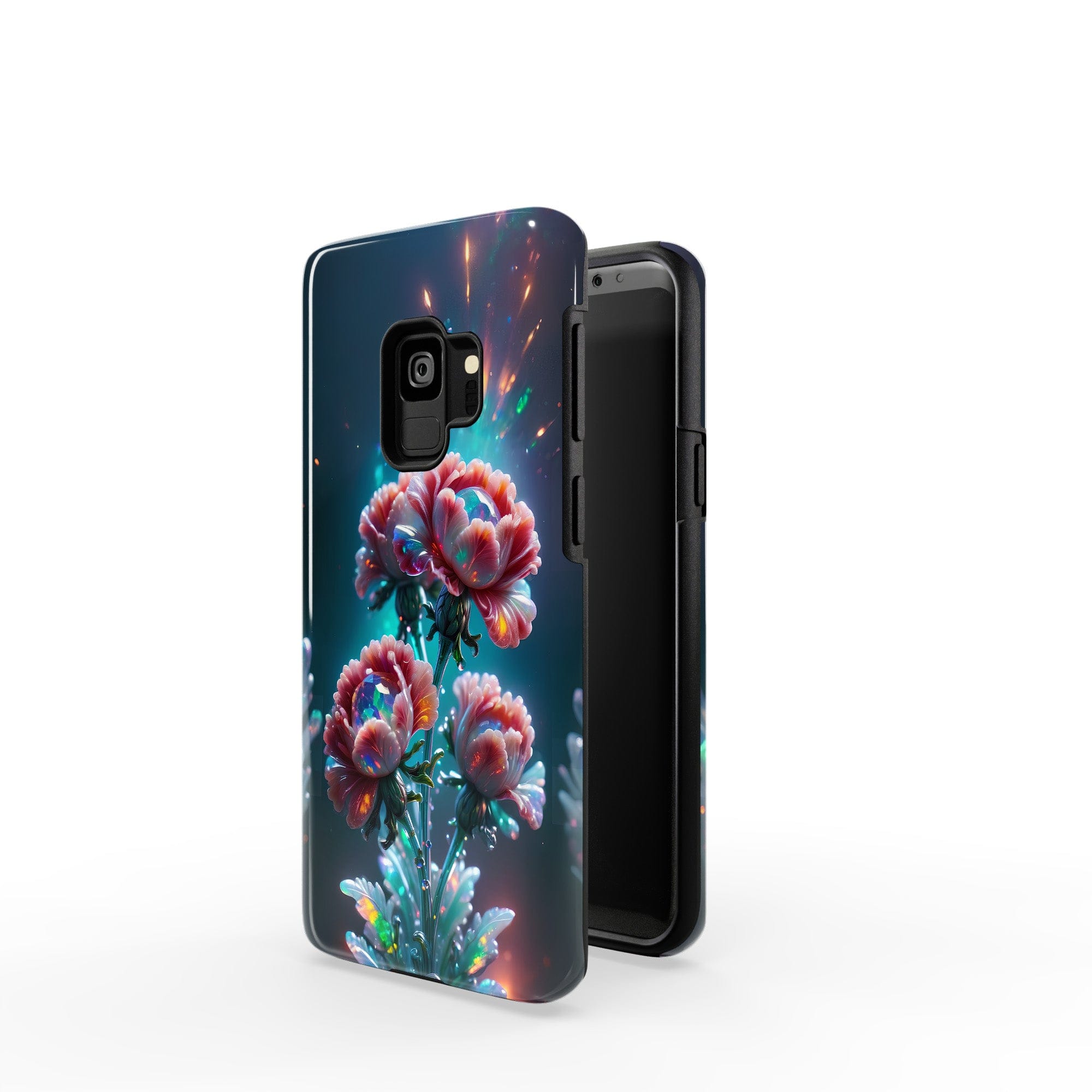 Exquisite Eruption | Crystal Flower Carnation Samsung Case for Galaxy S9 Plus