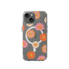 Far Out | Floral Smiley Face Case for iPhone 15