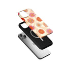 Far Out | Floral Smiley Face Case for iPhone 15