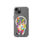 Fractal Canvas | Abstract Cat Case for iPhone 15