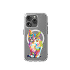 Fractal Canvas | Abstract Cat Case for iPhone 15 Pro