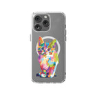 Fractal Canvas | Abstract Cat Case for iPhone 15 Pro Max