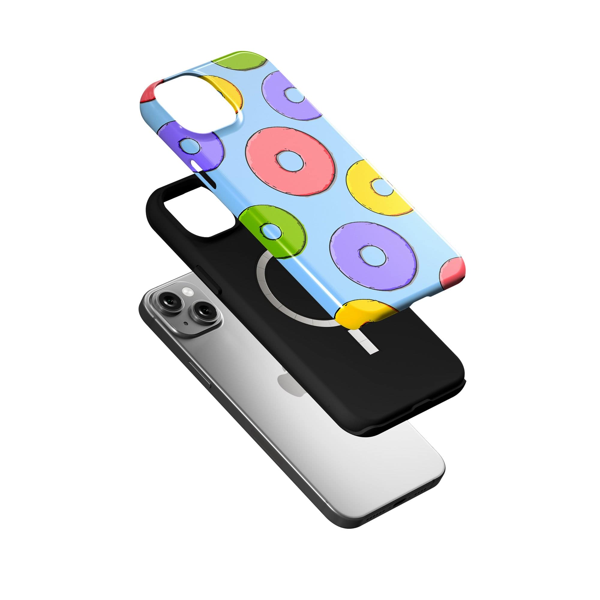 Frosted Loops | Donut Case for iPhone 15 Plus