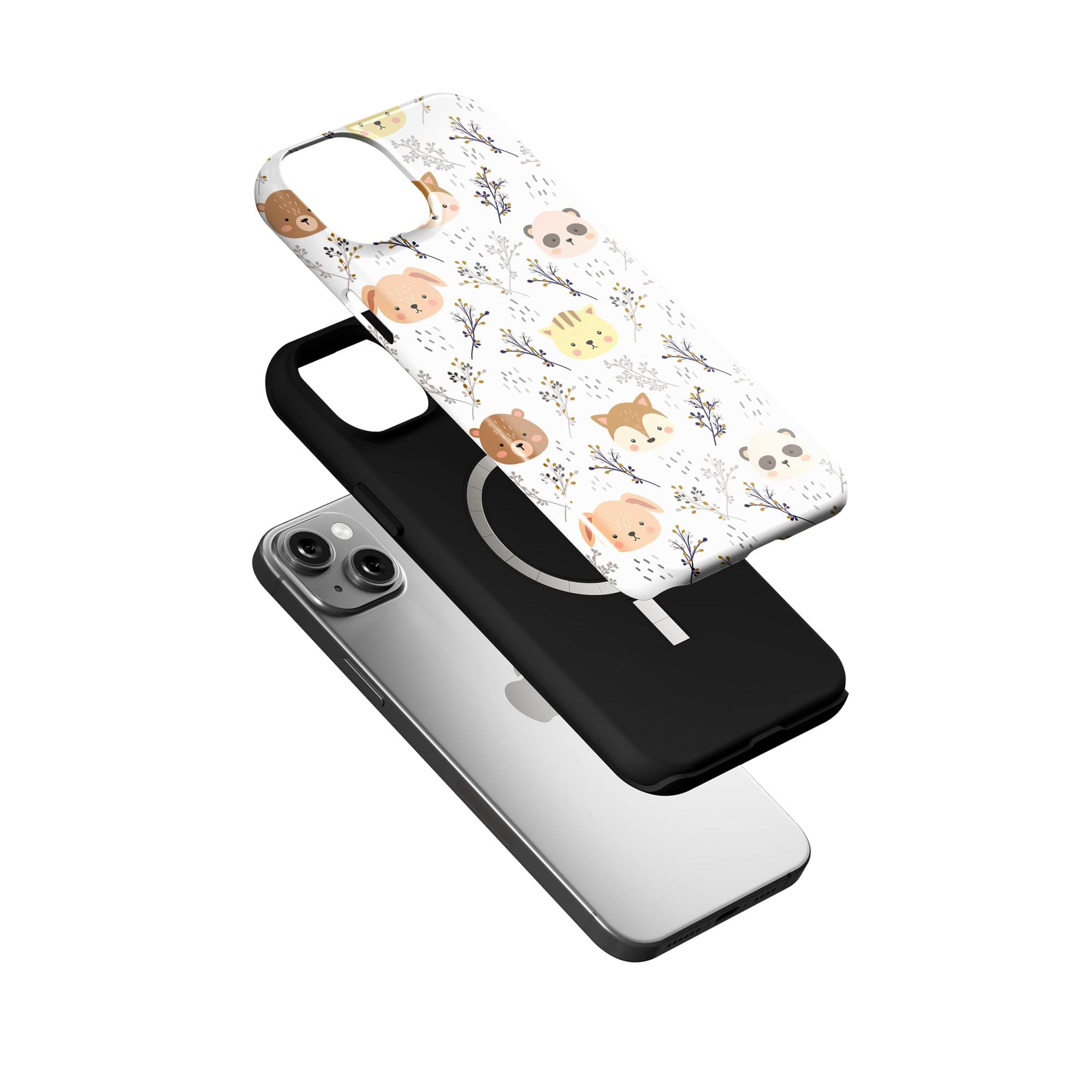 Furry Forest | Woodland Creature Case for iPhone 15 Plus