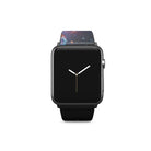 Gentle Twilight | Crystal Flower Tulip Apple Watch Band in Black