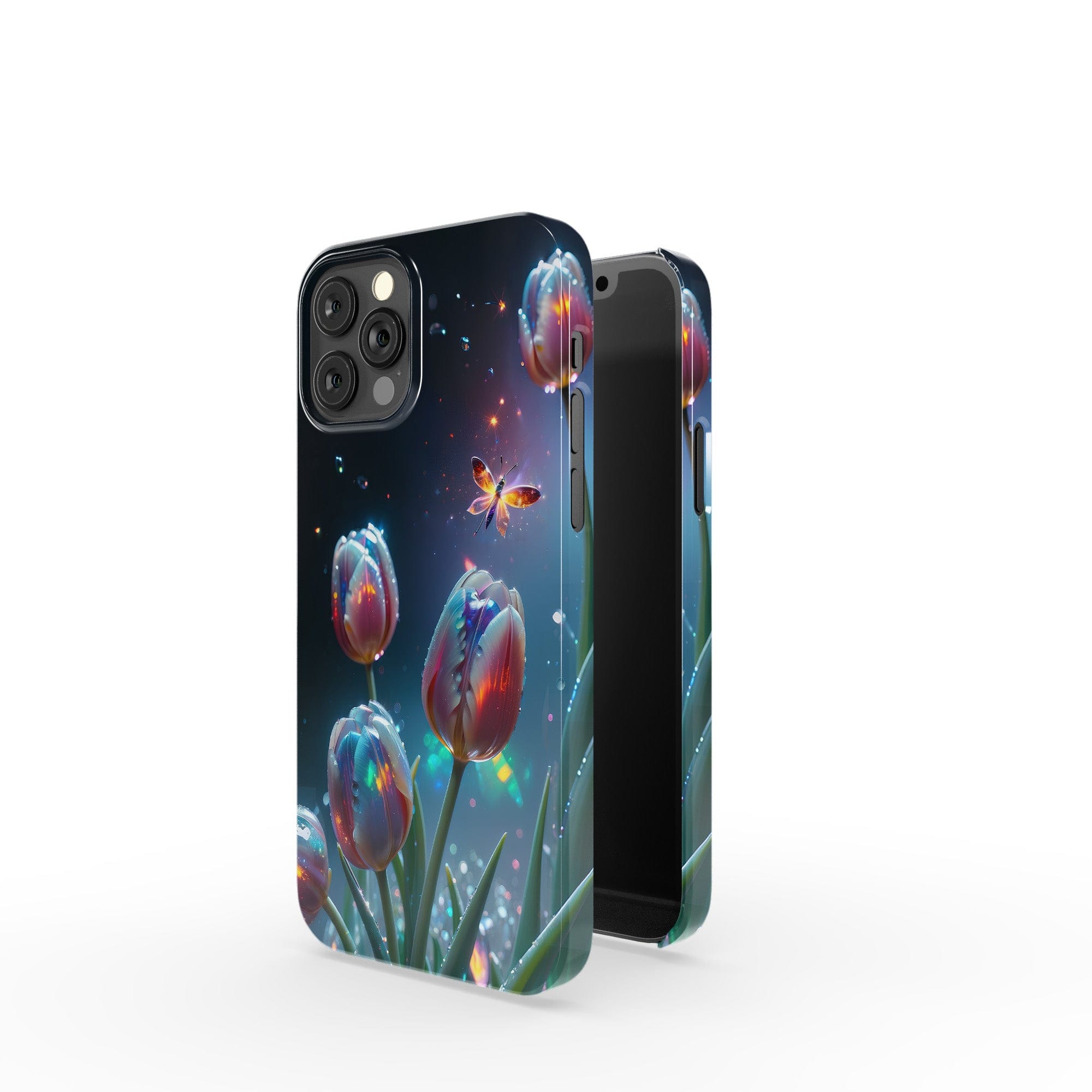 Gentle Twilight | Crystal Flower Tulip Case for iPhone 12 Pro