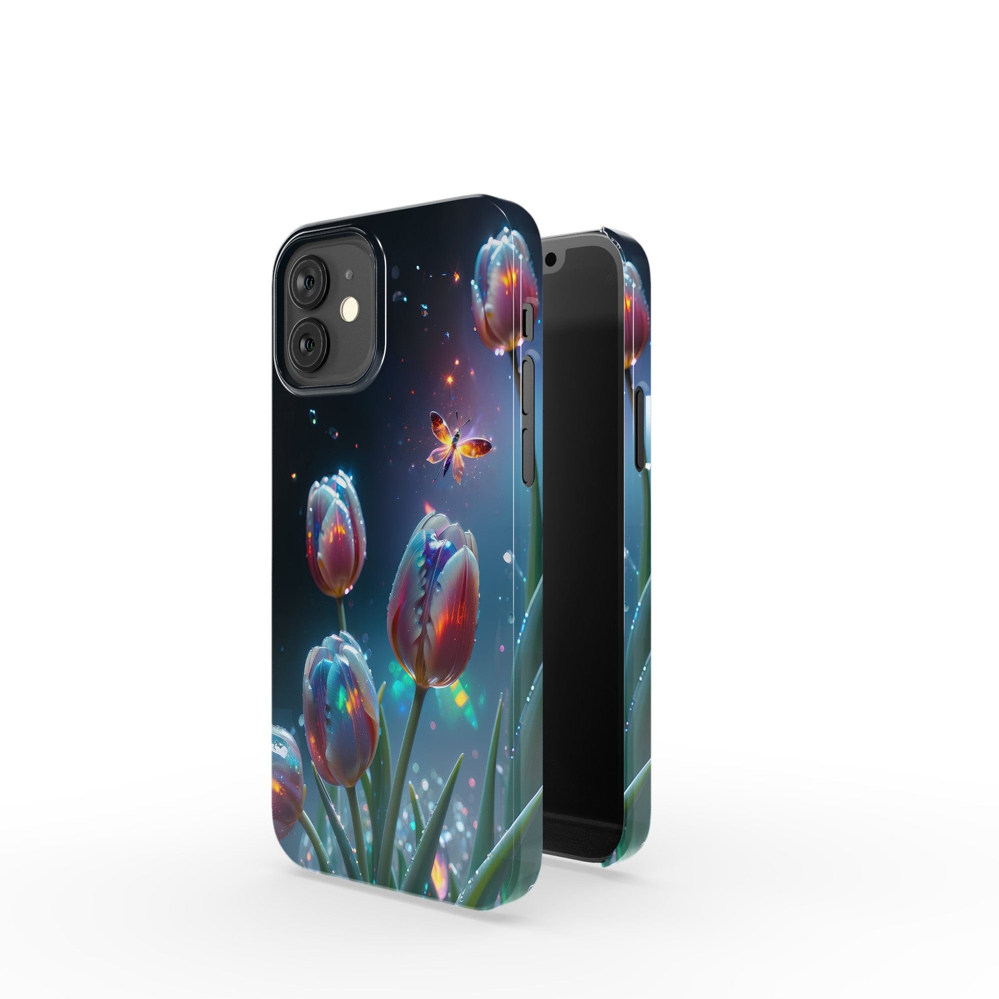 Gentle Twilight | Crystal Flower Tulip Case for iPhone 12