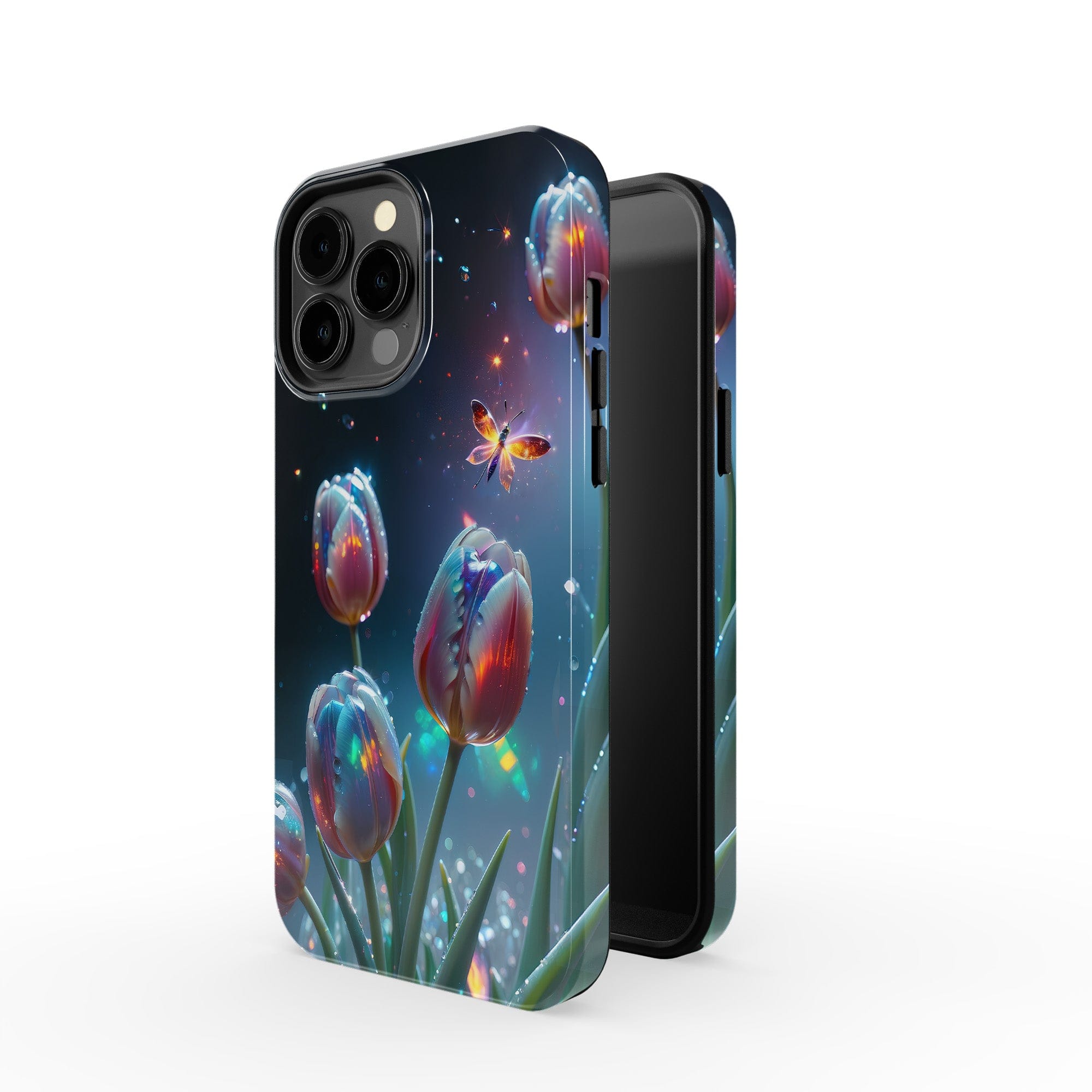 Gentle Twilight | Crystal Flower Tulip Case for iPhone 13 Pro Max