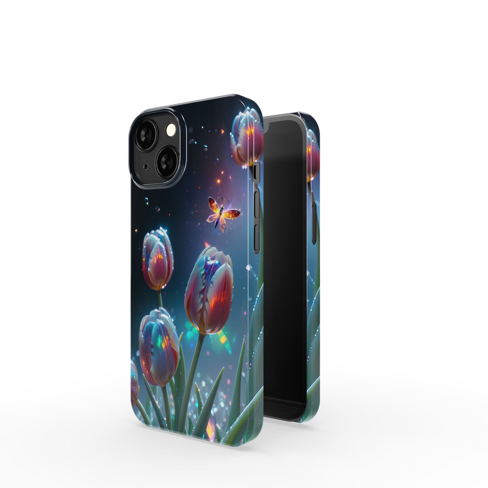 Gentle Twilight | Crystal Flower Tulip Case for iPhone 13