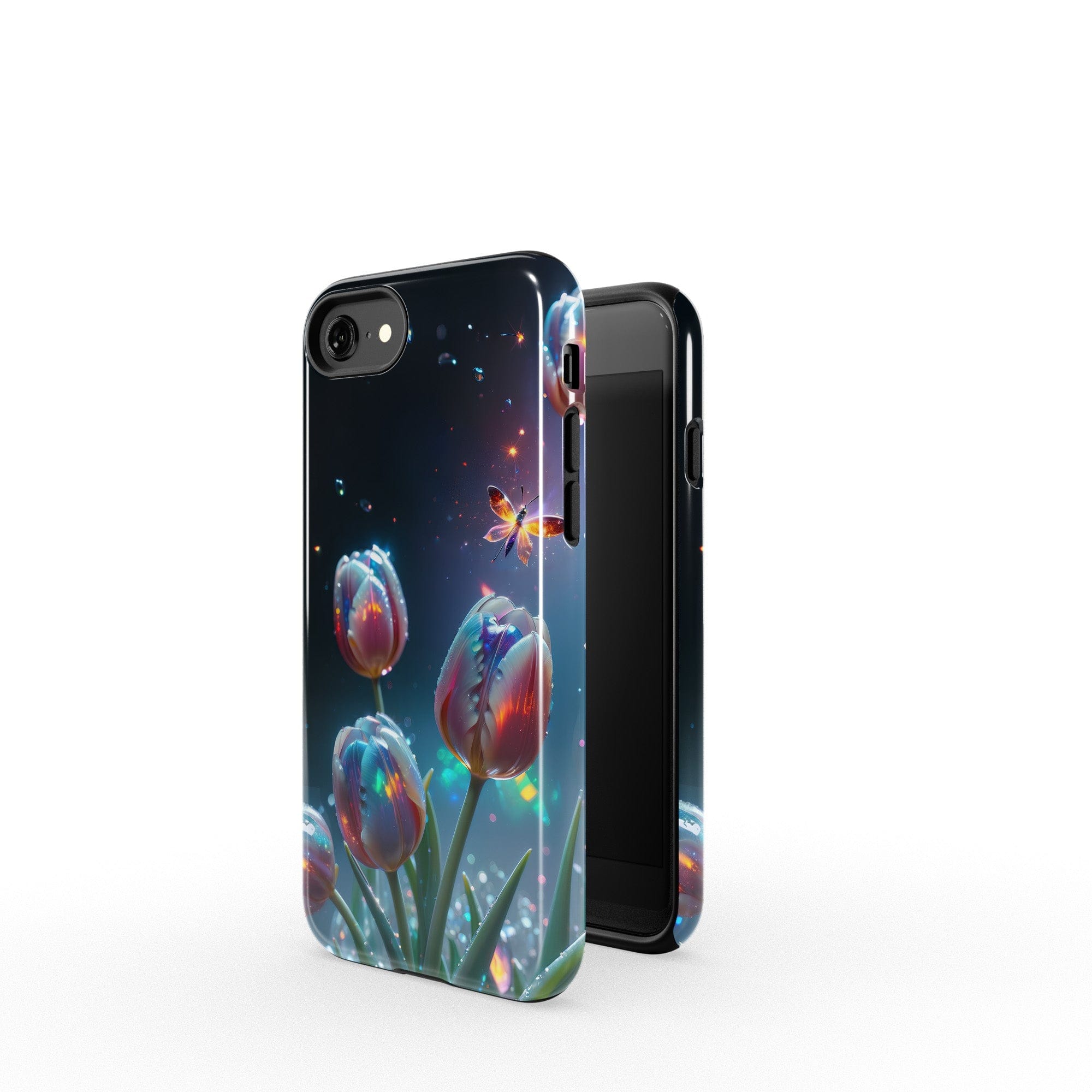 Gentle Twilight | Crystal Flower Tulip Case for iPhone SE