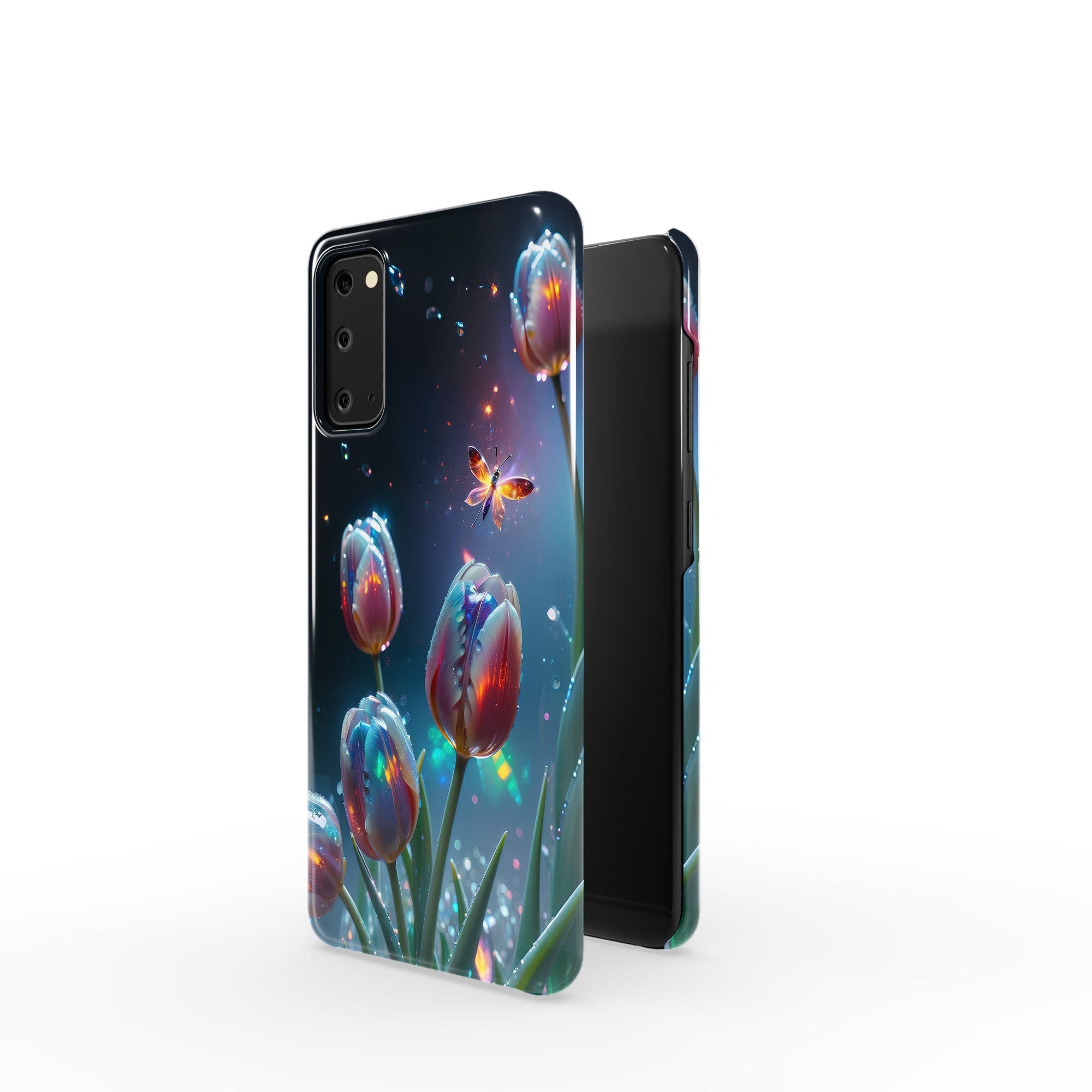 Gentle Twilight | Crystal Flower Tulip Samsung Case for Galaxy S20