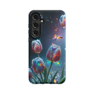 Gentle Twilight | Crystal Flower Tulip Samsung Case for Galaxy S24 Plus