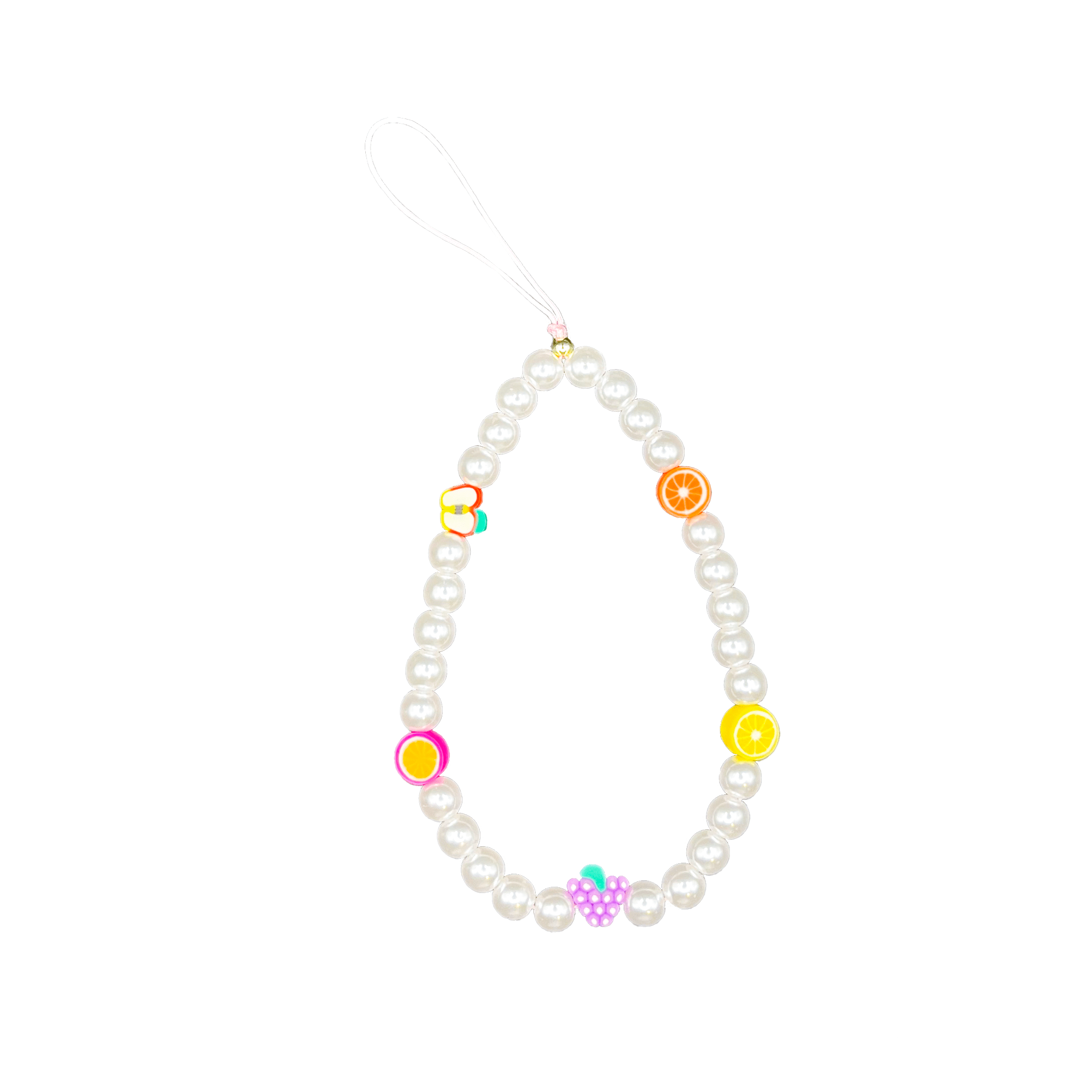 Juicy Pearls Pearls and Fruit Phone Charm