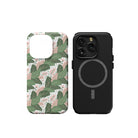 Laying in the Shade | Tropical Leaves Floral Case for iPhone 15 Pro