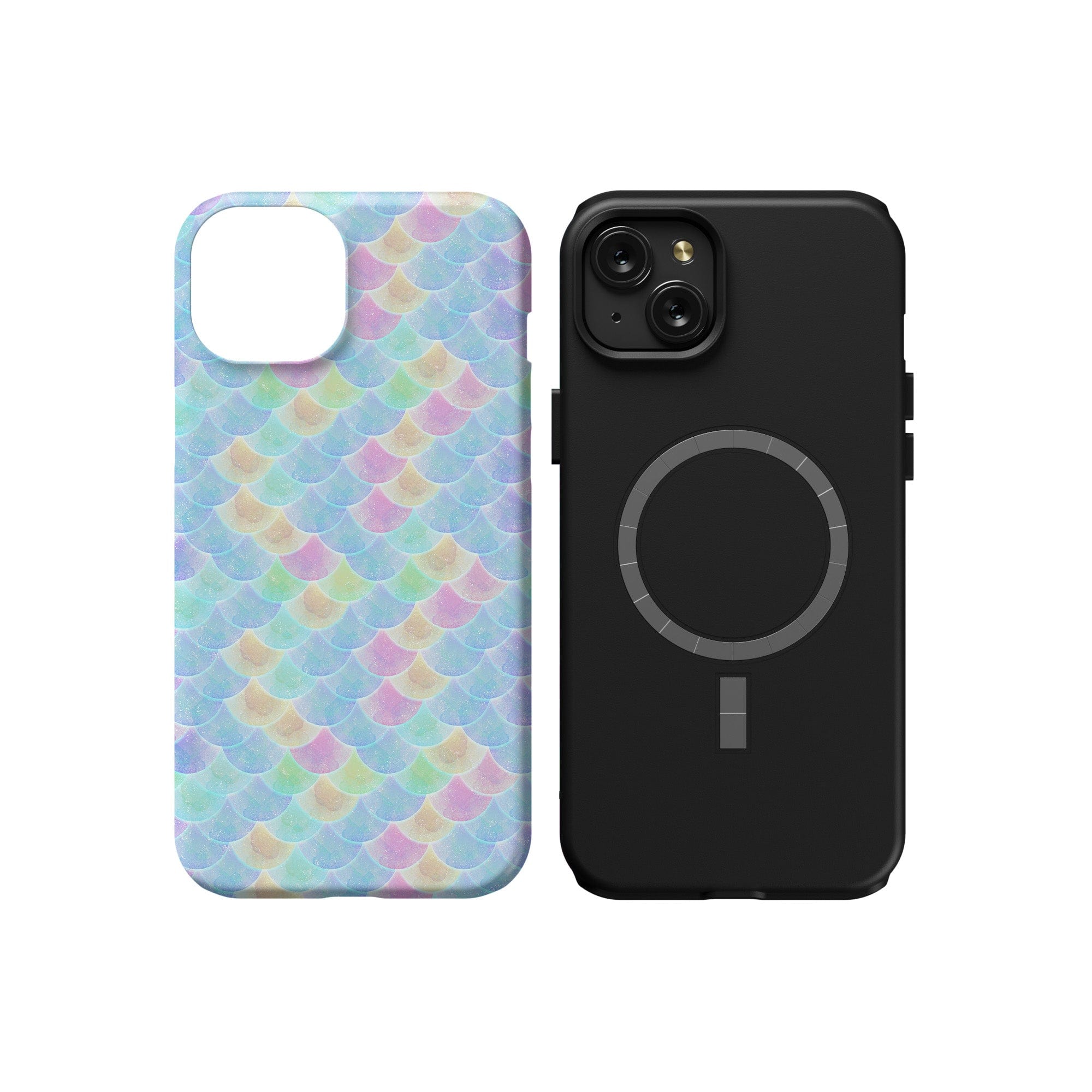 Mermaid Tails | Colorful Scale Pattern Case for iPhone 15 Plus