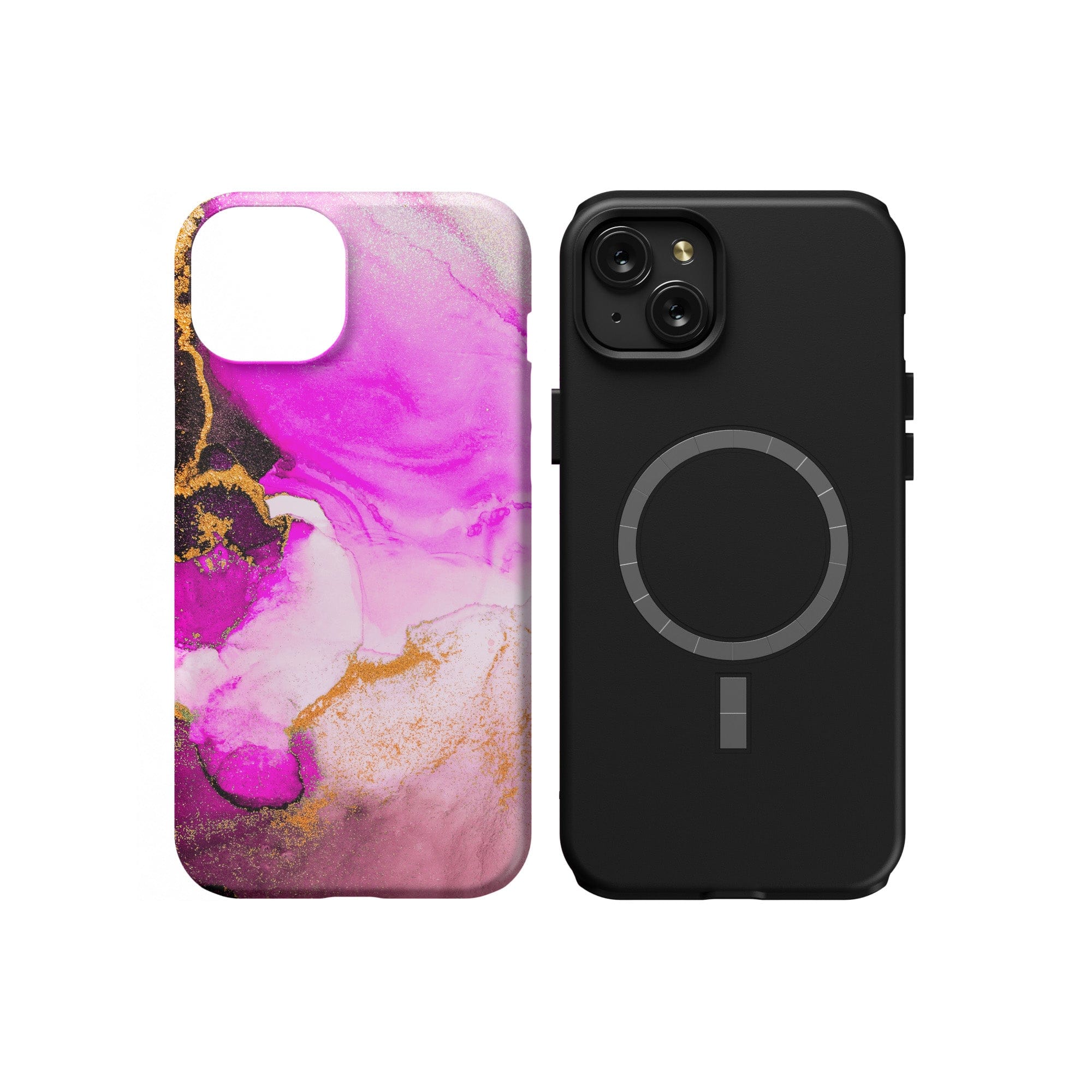 Notes of Pink | Marble Case for iPhone 15 Plus